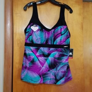 Brand New ZeroXposur Tankini Top Sz 20W